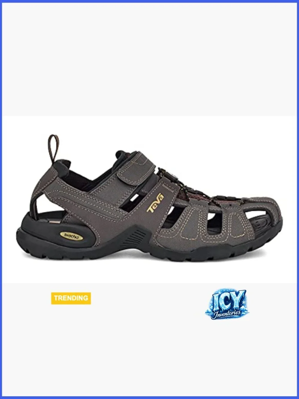 Men's Forebay Athletic Sandals with Hook & Loop Closure